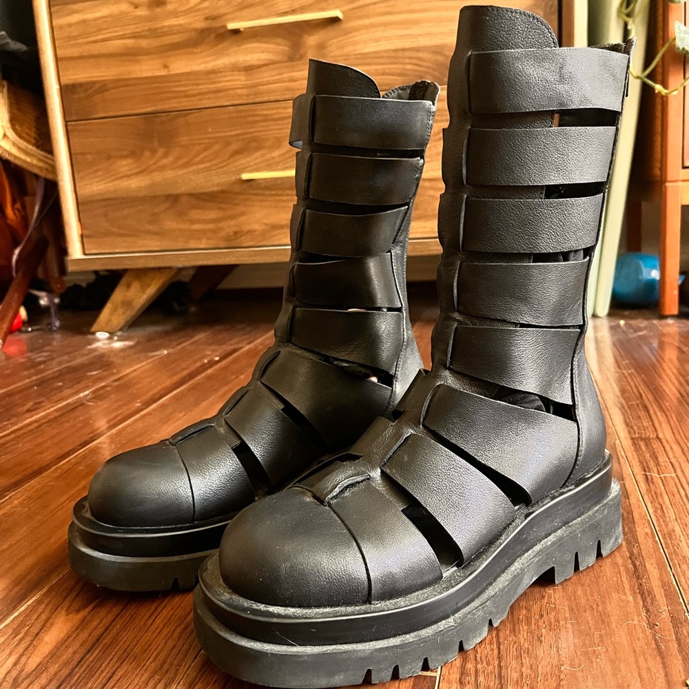 Jeffrey Campbell Dozing Gladiator Boots